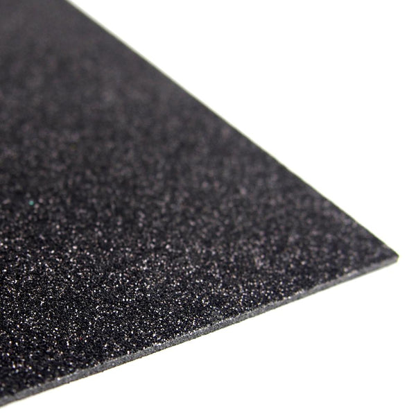 Glitter EVA Foam Sheet, 9-inch x 12-inch, 10-Piece, Black