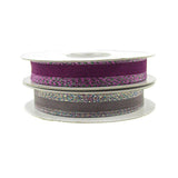 Sheer Ribbon Shimmer Edge, 5/8-Inch, 15-yard