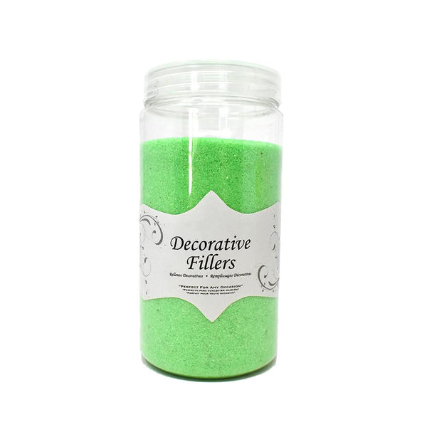 Acrylic Crystal Decorative Filler Sand, 14-Ounce, Green