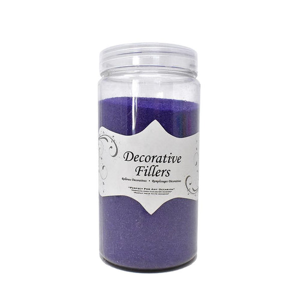 Acrylic Crystal Decorative Filler Sand, 14-Ounce, Purple