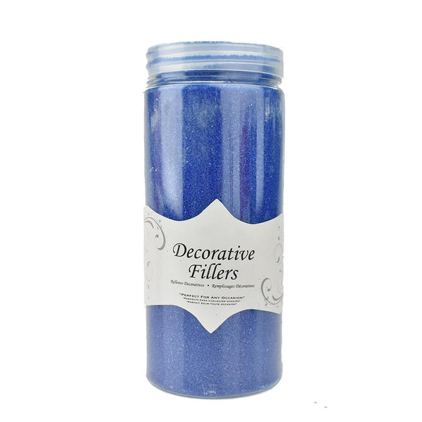 Acrylic Crystal Decorative Filler Sand, 14-Ounce, Royal Blue