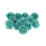 Foam Roses Flower Head Embellishment, 2-Inch, 12-Piece