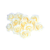 Foam Roses Flower Head Embellishment, 2-Inch, 12-Piece
