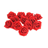 Foam Roses Flower Head Embellishment, 2-Inch, 12-Piece