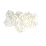 Foam Roses Flower Head Embellishment, 2-Inch, 12-Piece
