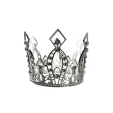 Rhinestone Accents Alloy Crown, 3-1/4-Inch