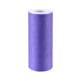 Sheer Organza Solid Color Tulle Roll, 6-Inch, 25-Yard