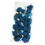 Foam Rose Flower with Pearl Beads, 5-1/2-Inch, 12-Count