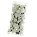 Foam Rose Flower with Rhinestone, 5-1/2-Inch, 12-Count