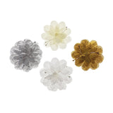 Artificial Silk Flat Carnations, 3-Inch, 12-Piece, Ivory