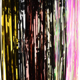 Metallic Foil Fringe Party Backdrop, 40-Inch, 10-Feet