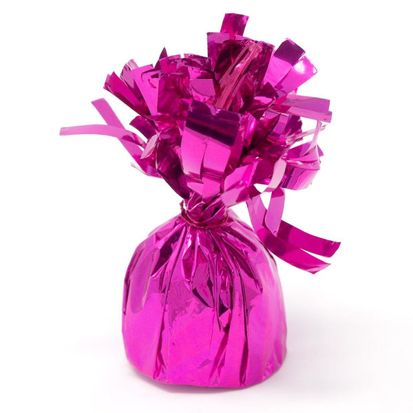 Foil Balloon Weight Party Decorations, 4-1/2-Inch, Fuchsia