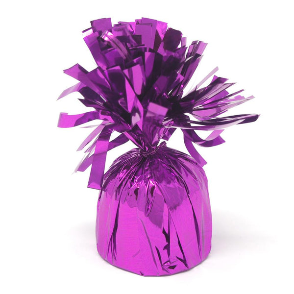 Foil Balloon Weight Party Decorations, 4-1/2-Inch, Purple