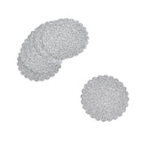 Scalloped Cloud Die Cut Paper Tags, 1-1/2-Inch, 12-Count