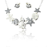 Epoxy Sealife Necklace Set