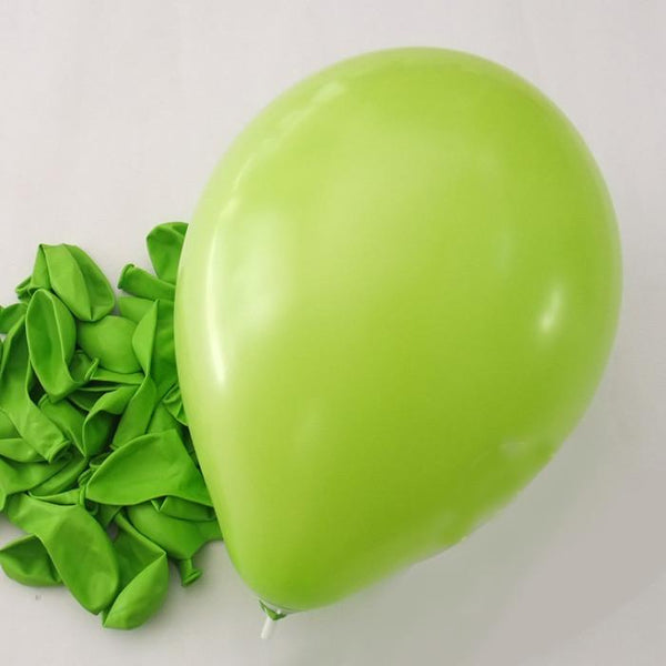 Latex Balloons Party Supplies, 12-Inch, 12-Piece, Apple Green
