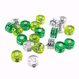 Acrylic Pony Beads, 9mm, 80-Piece