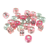 Acrylic Pony Beads, 9mm, 80-Piece