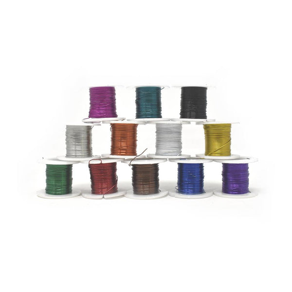 Beading & Jewelry Wire, Assorted Colors, 12-Piece