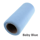 Premium American Tulle Spool Roll, Made in the USA, 6-Inch, 25 Yards