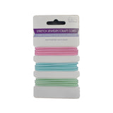 Stretchy Jewelry and Craft Cord, 3mm or 1/10-Inch, 3-Piece, Pastel