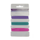 Stretchy Jewelry and Craft Cord, 3mm or 1/10-Inch, 3-Piece