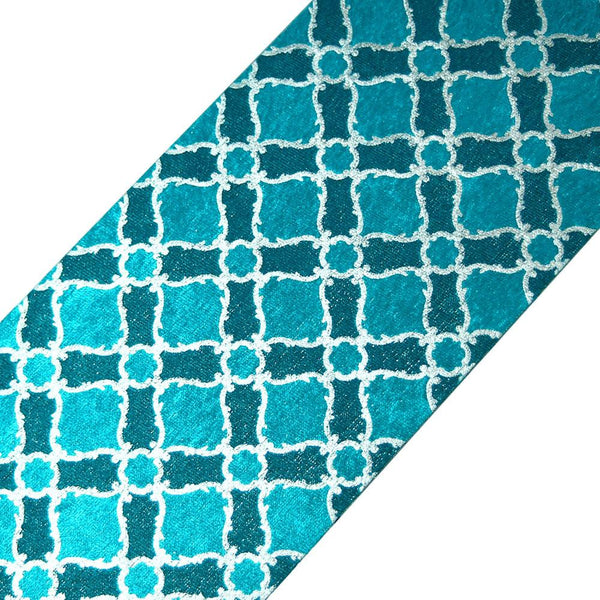 Velveteen Fabric Self-Adhesive Deluxe Sticker, 4x11-Inch, Moroccan Blue