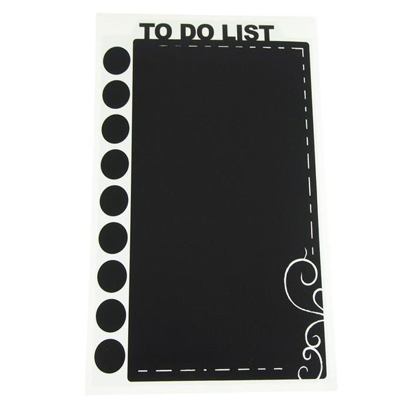 To Do List Chalkboard Wall Sticker, 11-inch