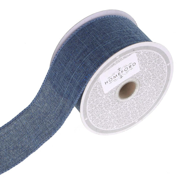 Canvas Glam Ribbon, 2-Inch, 10 Yards, Denim