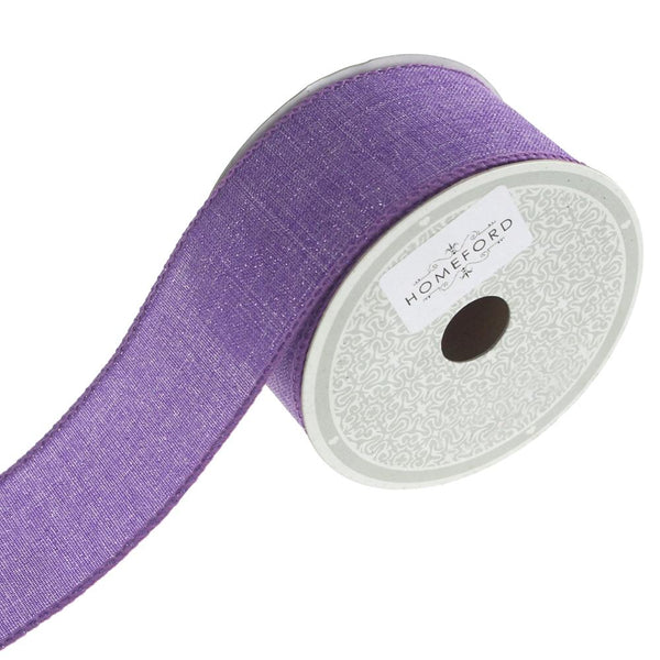 Canvas Glam Ribbon, 2-Inch, 10 Yards, Purple