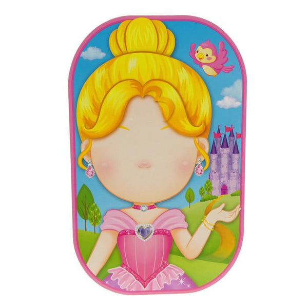 Funny Faces Sticker Set 3D, Pretty Princess