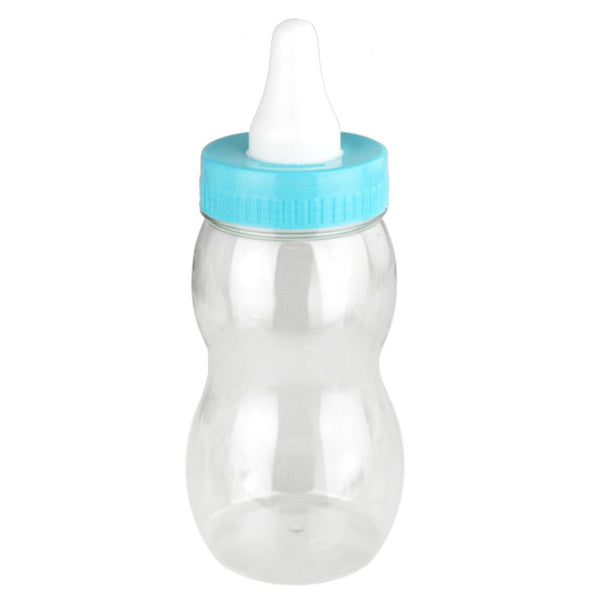 Jumbo Plastic Baby Milk Bottle Coin Bank, 15-Inch, Light Blue