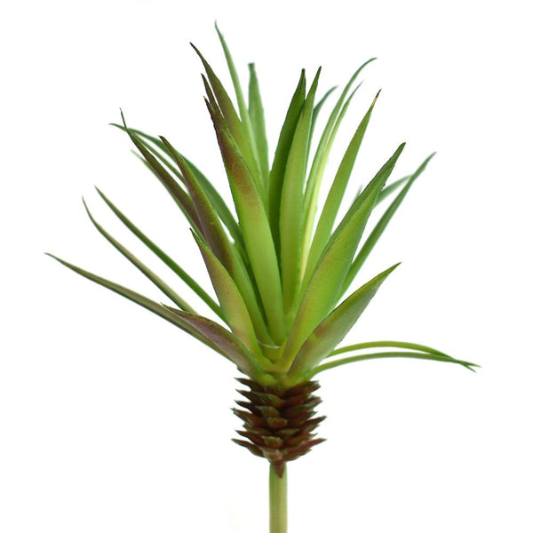 Artificial Succulent Yucca Plant, Dark Green, 8-Inch