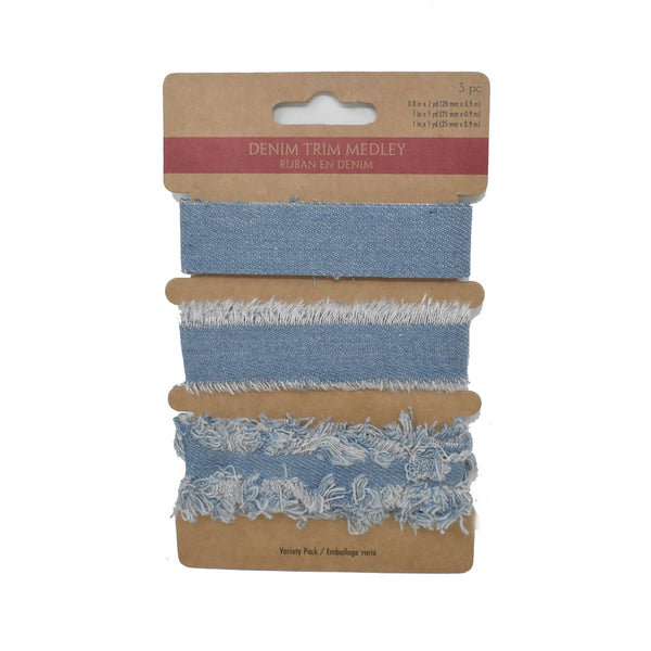 Denim Trim Medley, 1-Yard, 3-Piece
