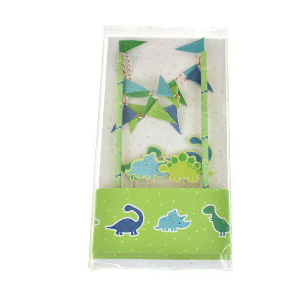 Dinosaur Party Celebration Cake Topper, 5-Piece