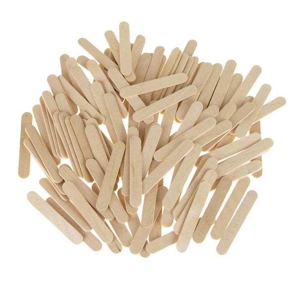Wooden Craft Popsicle Sticks, Natural, 2-1/2-Inch, 120-Piece