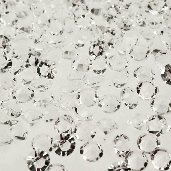 300 piece Small Gemstone Diamonds Table Confetti, 3/8-inch, Clear