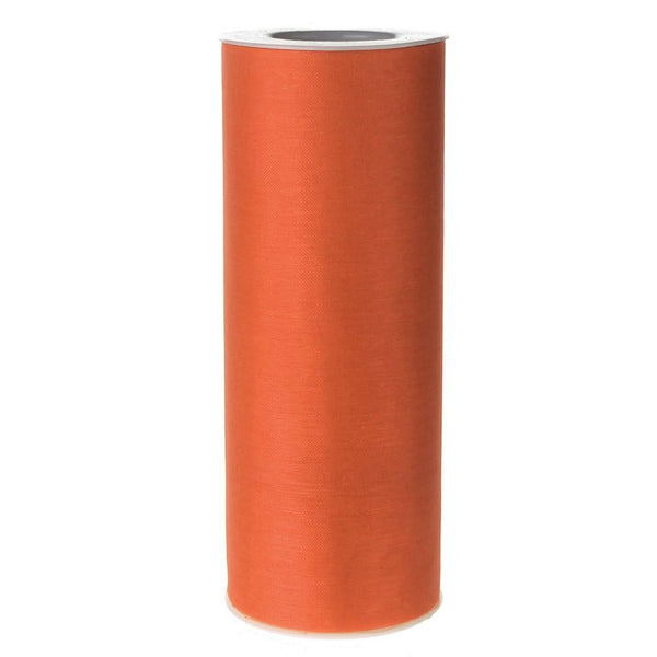 Organza Spool Roll, 6-Inch, 25 Yards, Coral