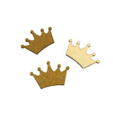 Royal Crown Glitter Wood Favors, 1-1/2-Inch