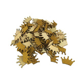 Royal Crown Glitter Wood Favors, 1-1/2-Inch