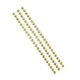 Rhinestone Stud Stickers, 1/2-Inch, 3-Strips