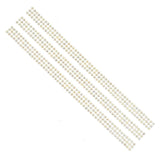 Self Adhesive Rhinestone Stickers, 11-1/8-Inch, 3-Strips