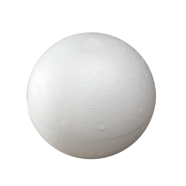 Poly Foam Ball, White, 6-Inch