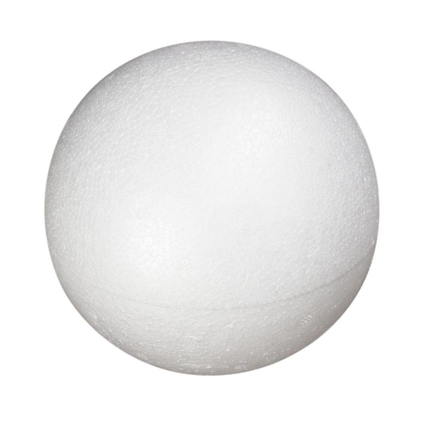 Poly Foam Ball, White, 7-Inch