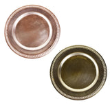 Beaded Trim Charger Plate, 14-Inch, 1-Count