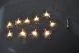 10 LED Unicorn Outline Warm White String Lights, Rose Gold, 3-1/2-Inch, 5-1/4-Feet