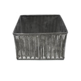 Small Galvanized Drawer Box, 4-3/4-Inch