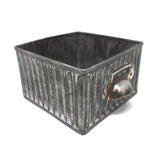 Small Galvanized Drawer Box, 4-3/4-Inch