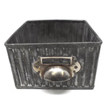 Small Galvanized Drawer Box, 4-3/4-Inch