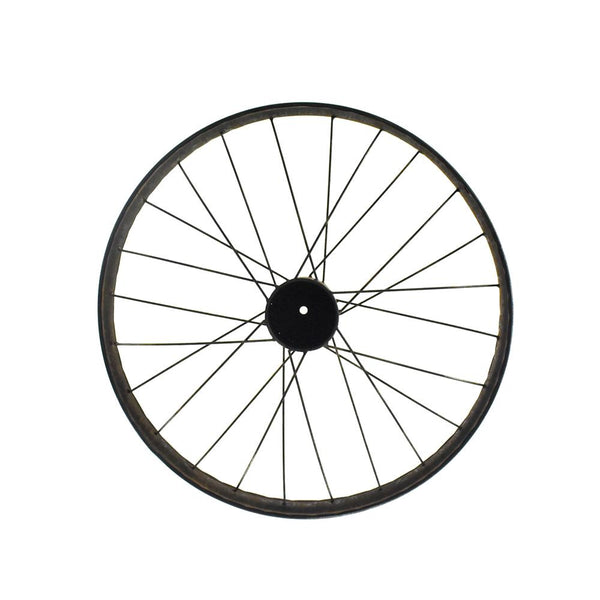 Rusty and Antique Themed Large Bike Wheel, 18-Inch